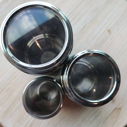 Steel Containers - Set of 3