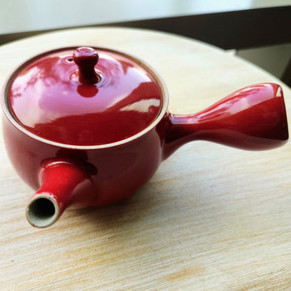 Kyusu Clay Teapot, Red, 320ml