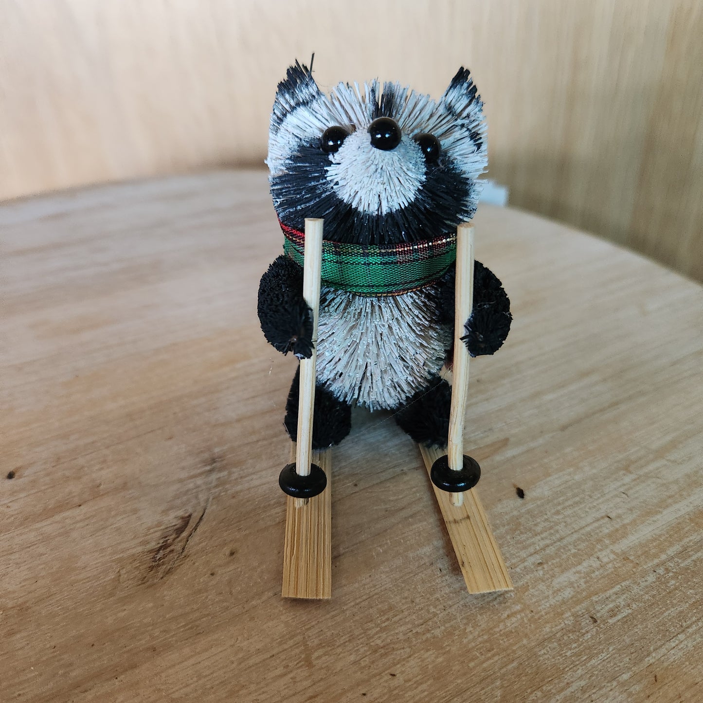 Skiing Raccoon Ornament