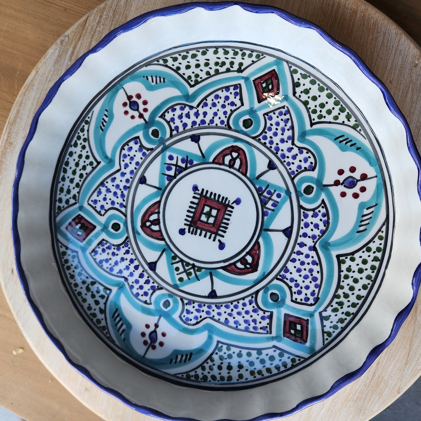 Marrakesh Ceramic Pie Dish