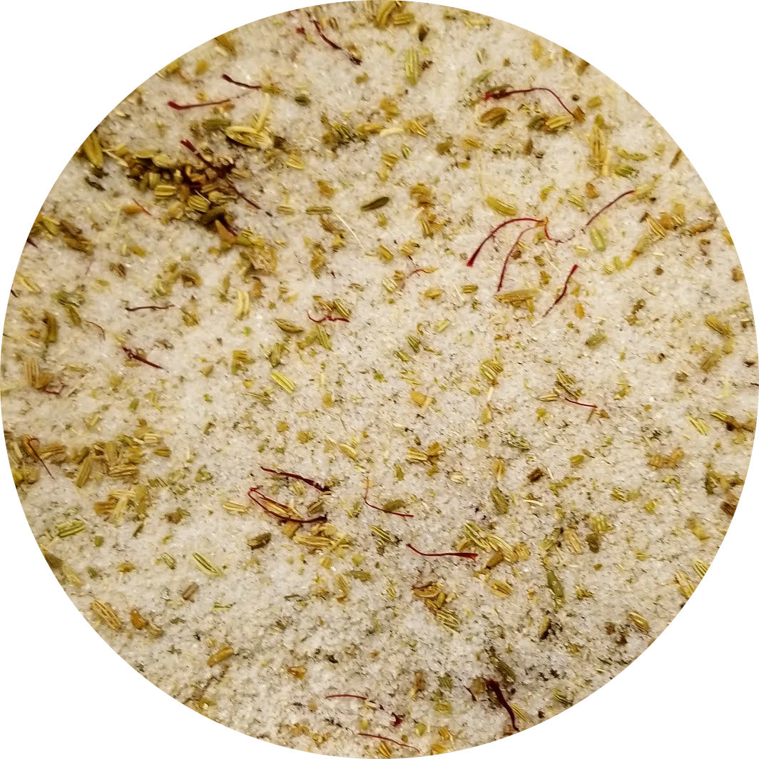 Fennel Saffron Salt – Suraj Spices & Teas