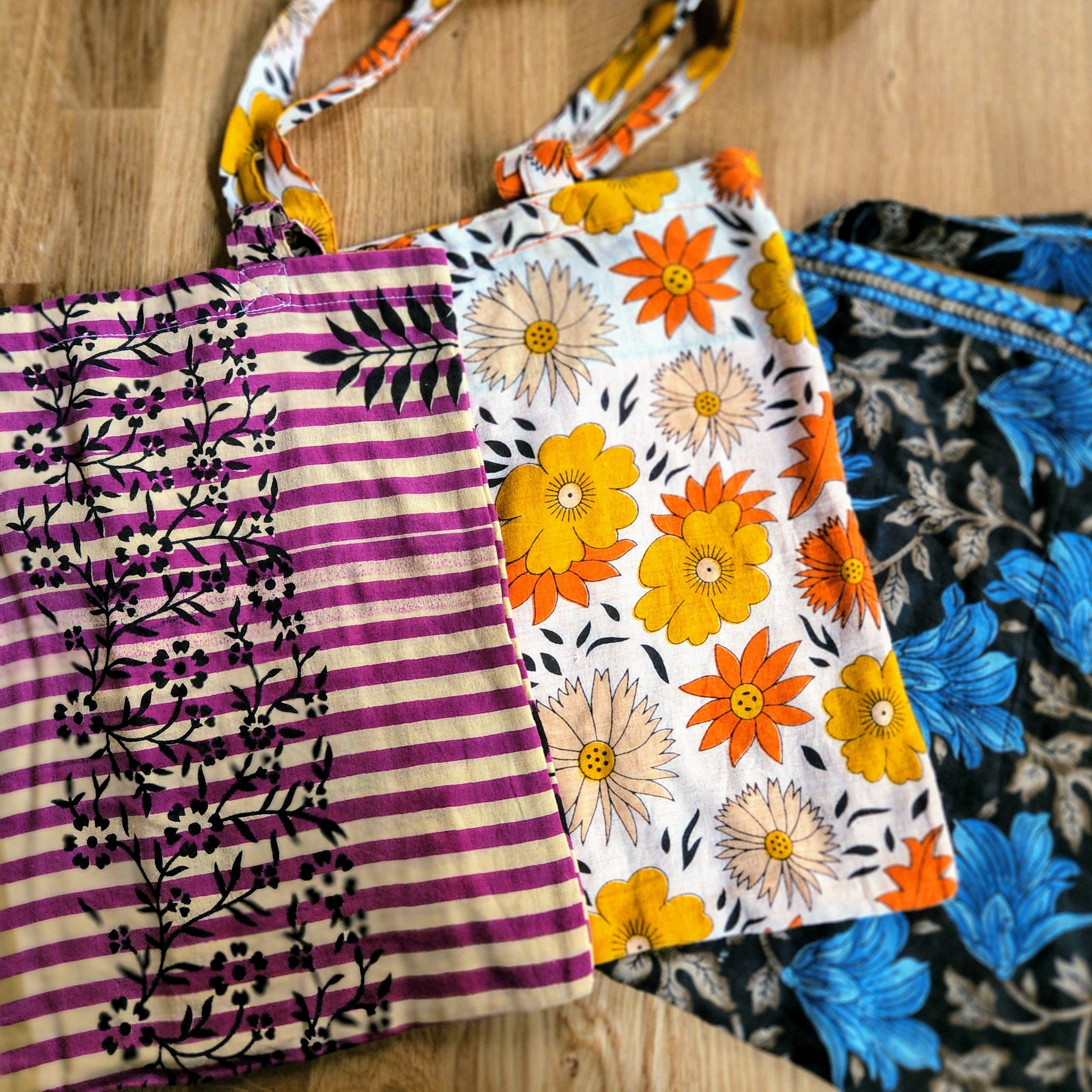 Upcycled Sari Fabric Tote Bag By Pri Pri | notonthehighstreet.com
